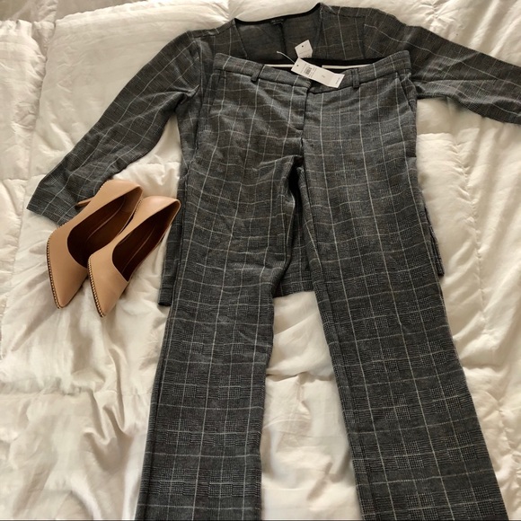 Ann Taylor Plaid Pant Set - Picture 5 of 6